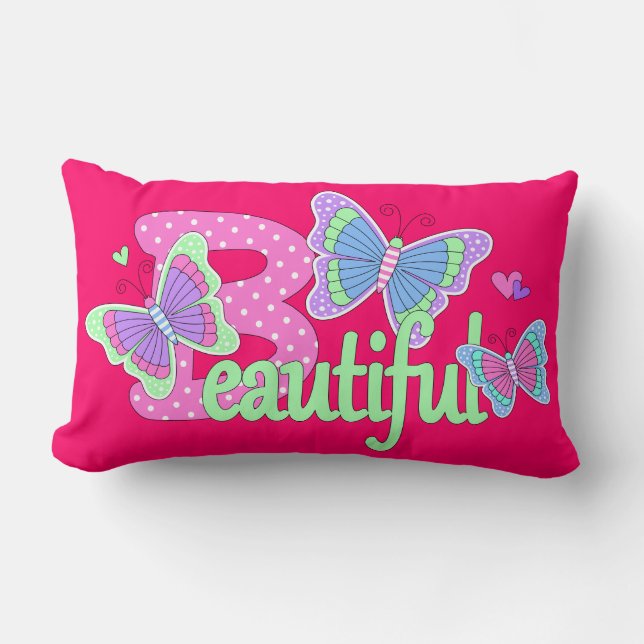 Beau Coussin papillon (Recto)
