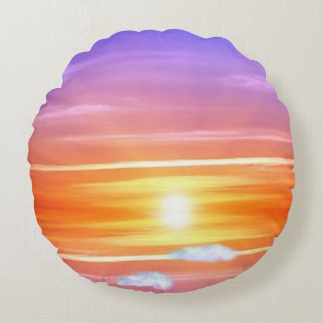 Beau Coussin Sunrise Round (Devant)