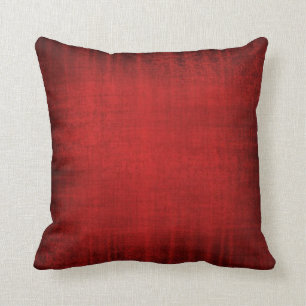 Beau coussin vintage de regard de velours en rouge