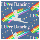 BEAU COUVERT BLEU J'AIME LE TISSU DANSER (Fermer)