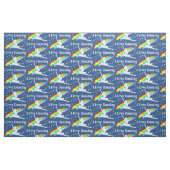 BEAU COUVERT BLEU J'AIME LE TISSU DANSER (Fat Quarter)