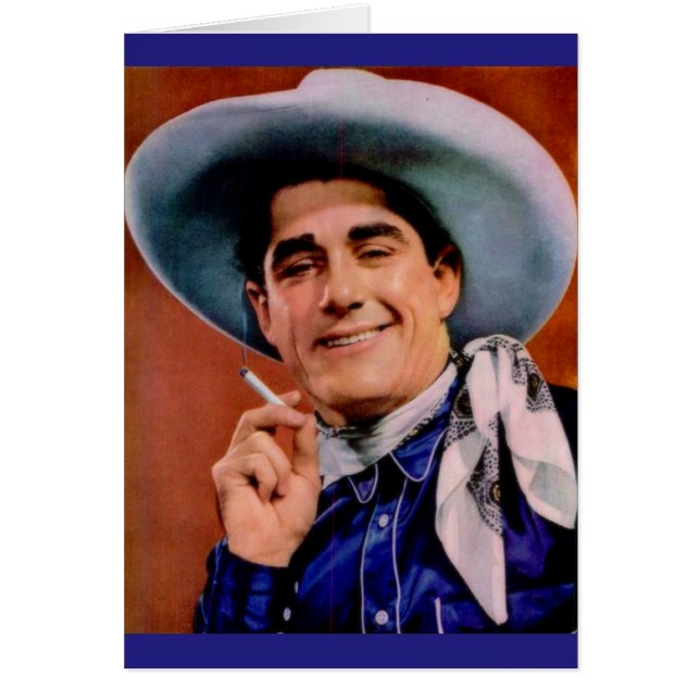 beau cowboy avec cigarette (Devant)