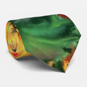 Beau Cravate de trois tournesols - Peinture (Roulé)