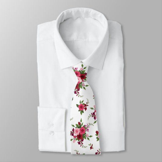 Beau Cravate Rose (Attaché)