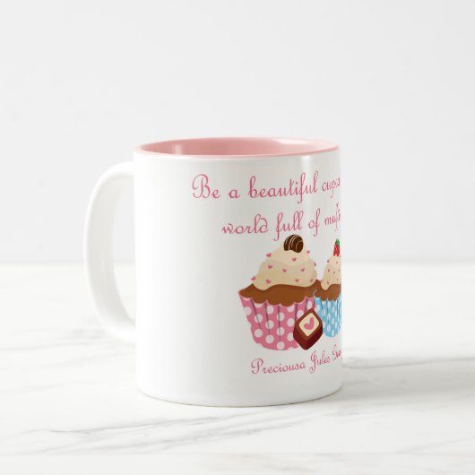 Beau Cupcake Mug (Devant gauche)