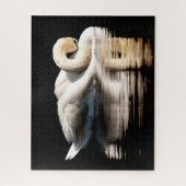 Beau cygne blanc, Puzzle (Vertical)