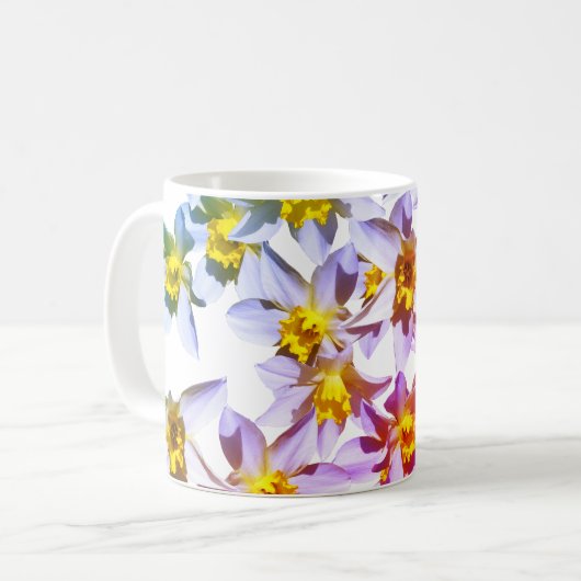 Beau Daffodils Fleurs Mug (Devant gauche)