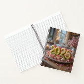 Beau décor de salade rose carnet 2025 (Intérieur)