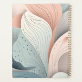 Beau design feuille pastel élégant (Dos)