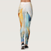 Beau design moderne Abstrait Leggings (Dos)
