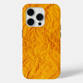 Beau design orange Iphone 15 Pro Coque (Verso)