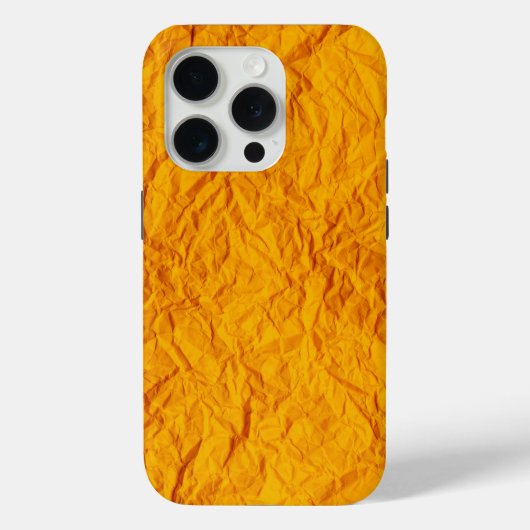 Beau design orange Iphone 15 Pro Coque (Verso)