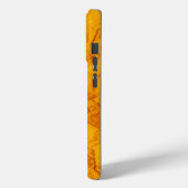 Beau design orange Iphone 15 Pro Coque (Verso / Gauche)