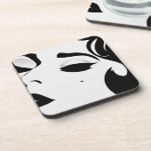 Beau Dessous de verre féminin (Côté gauche)