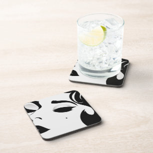 Beau Dessous de verre féminin