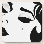 Beau Dessous de verre féminin (Devant)