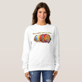 Beau Discus Sweatshirt de poisson (Devant entier)