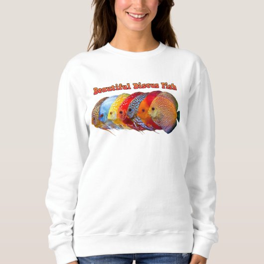 Beau Discus Sweatshirt de poisson (Devant)