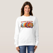 Beau Discus Sweatshirt de poisson (Devant entier)