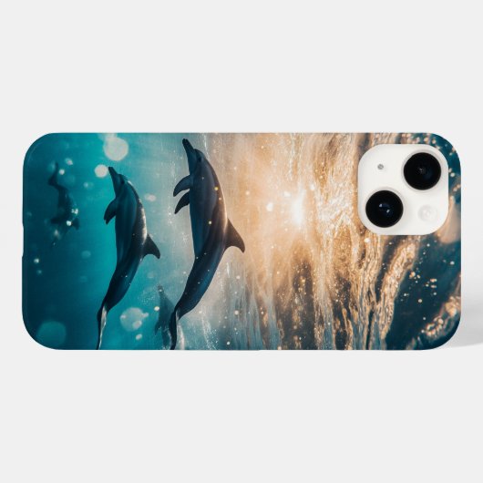 Beau Dolphins iPhone / coque ipad (Verso (horizontal))