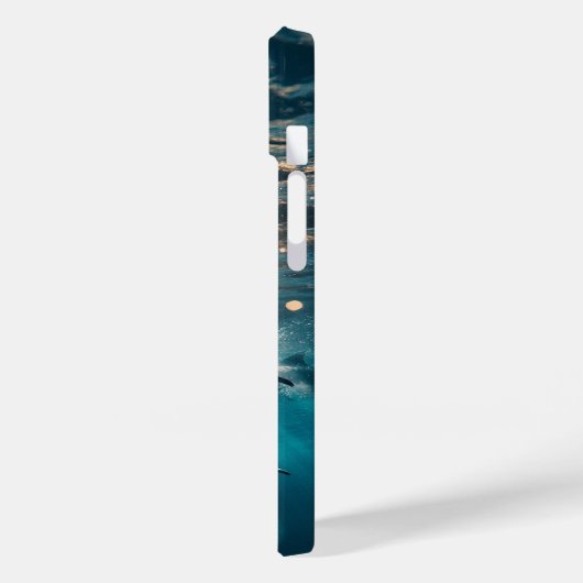 Beau Dolphins iPhone / coque ipad (Verso / Gauche)