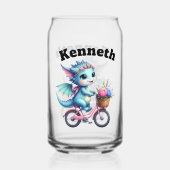 Beau dragon de bébé en vélo au printemps (Recto)