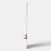 Beau Dragon rouge sur coque ipad vert et blanc (Verso / Droite)