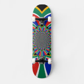 Beau drapeau d'Afrique du Sud Skateboard (Recto)