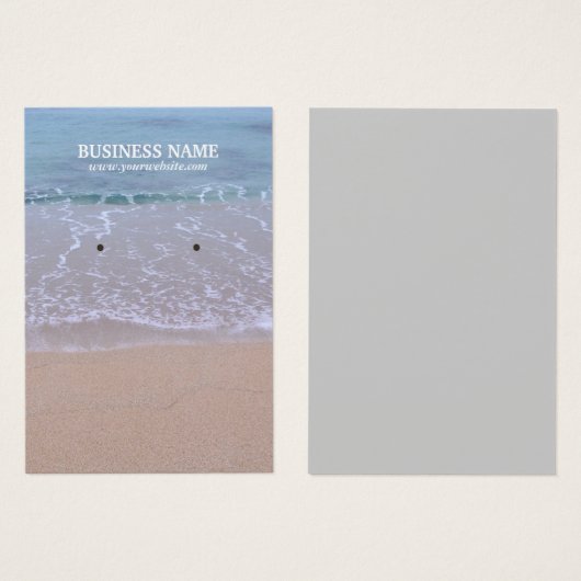 Beau écran d'oreille de plage (Devant & derrière)