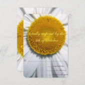 Beau Elégant mariage de marguerite RSVP (Devant / Derrière)