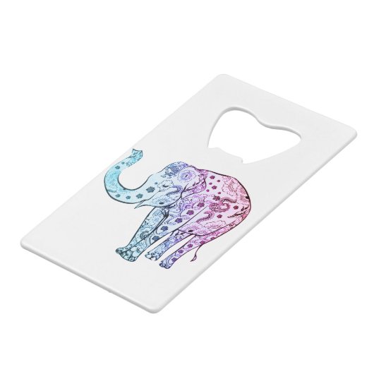 Beau éléphant tribal (Dos Angle)