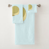 Beau ensemble de serviettes de bain en chat - Pers (En situation)