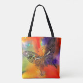 Beau et coloré Sac fourre-tout papillon (Dos)