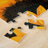 Beau et difficile Puzzle de tournesols dorés (Côté)