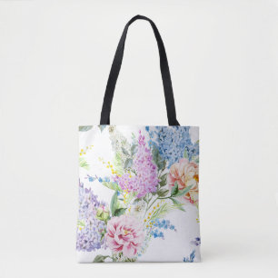 Beau et élégant sac fourre-tout peint à la main