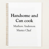 Beau et peut cuisiner ajouter nom master chef date (Devant)