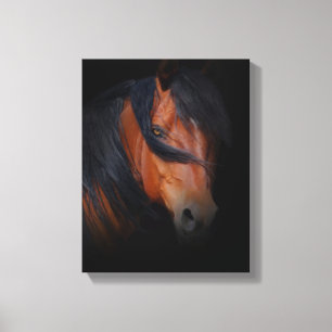 Beau et spectaculaire Cheval Art sur toile