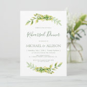 Beau été vert réherphoque dîner invitation (Debout devant)