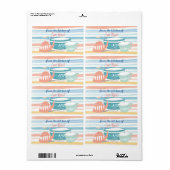 Beau Étiquettes de Cuisines Customisées et de cuis (Feuille entière)