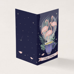 Beau Flamant rose rose Exotique Tea Time