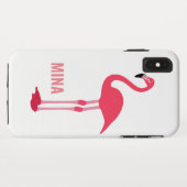 Beau flamants roses coque iphone peu commun (Dos (Horizontal))