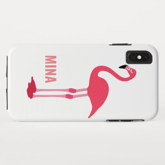 Beau flamants roses coque iphone peu commun (Dos (Horizontal))