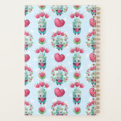 Beau Floral Mason Jar Hearts Motif (Dos)