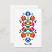 Beau Folklore rose, rouge et Merci bleu (Devant / Derrière)