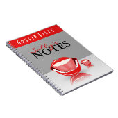 Beau Fun Big Mouth Gossip Files Spiral Carnet (Côté Droit)