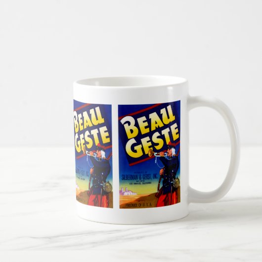 Beau Geste Label Koffiemok (Rechts)