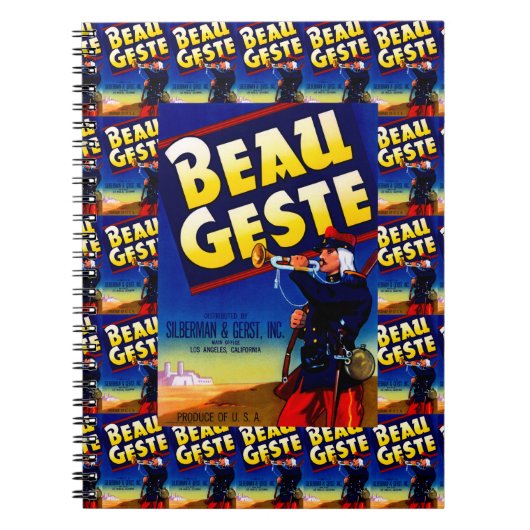 Beau Geste Label multiprint Notitieboek (Voorkant)