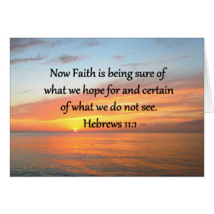 BEAU HÉBREWS 11:1 DESIGN DE LEVER