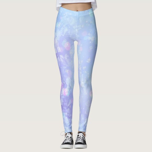 Beau hiver Leggings pour la salle de gym (Devant)