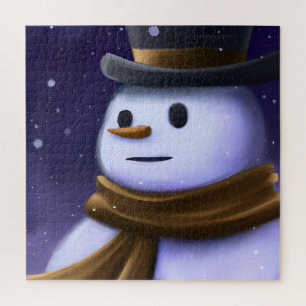 Beau hiver Snowman Puzzle